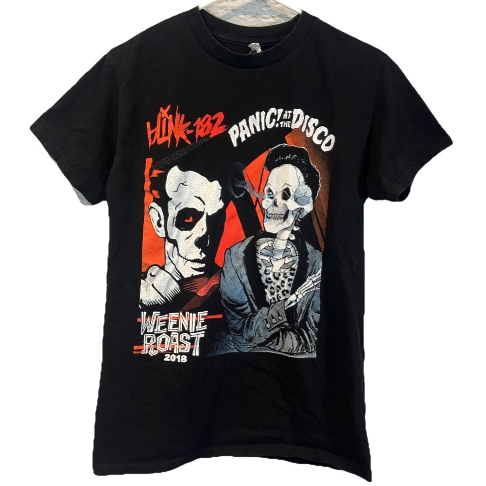 Blink-182 and Panic at the Disco KROQ Weenie Roast 2018 Concert T-Shirt - SMALL